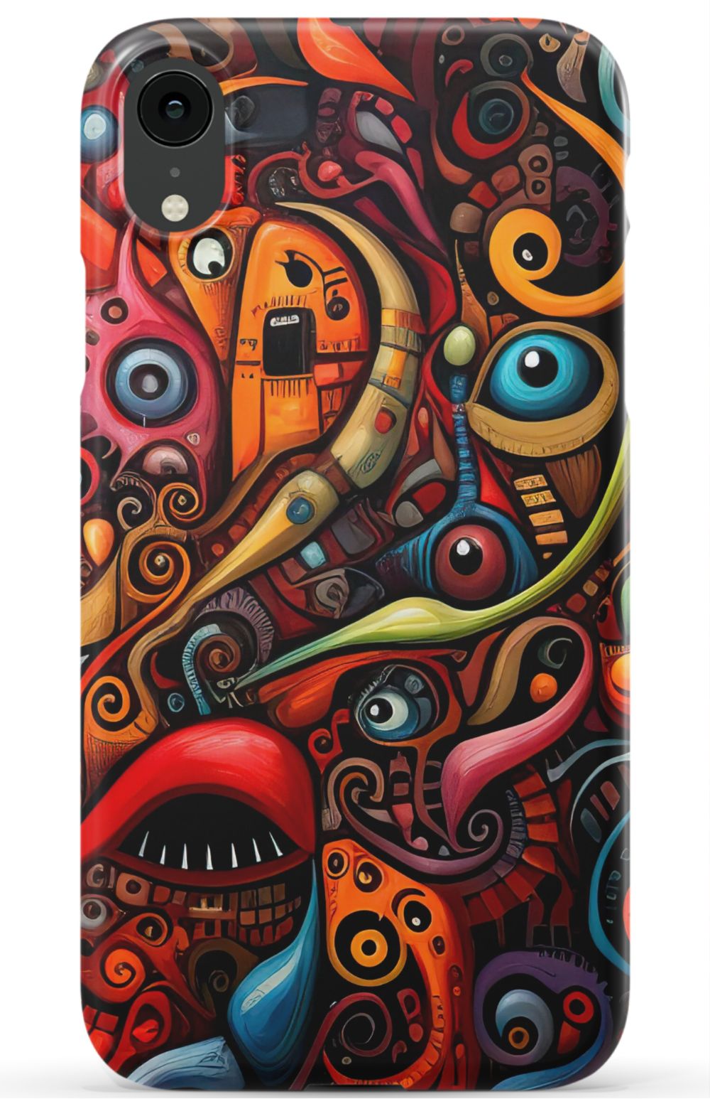 Psychedelic Eyes Graffiti Phone Case - B7Cases