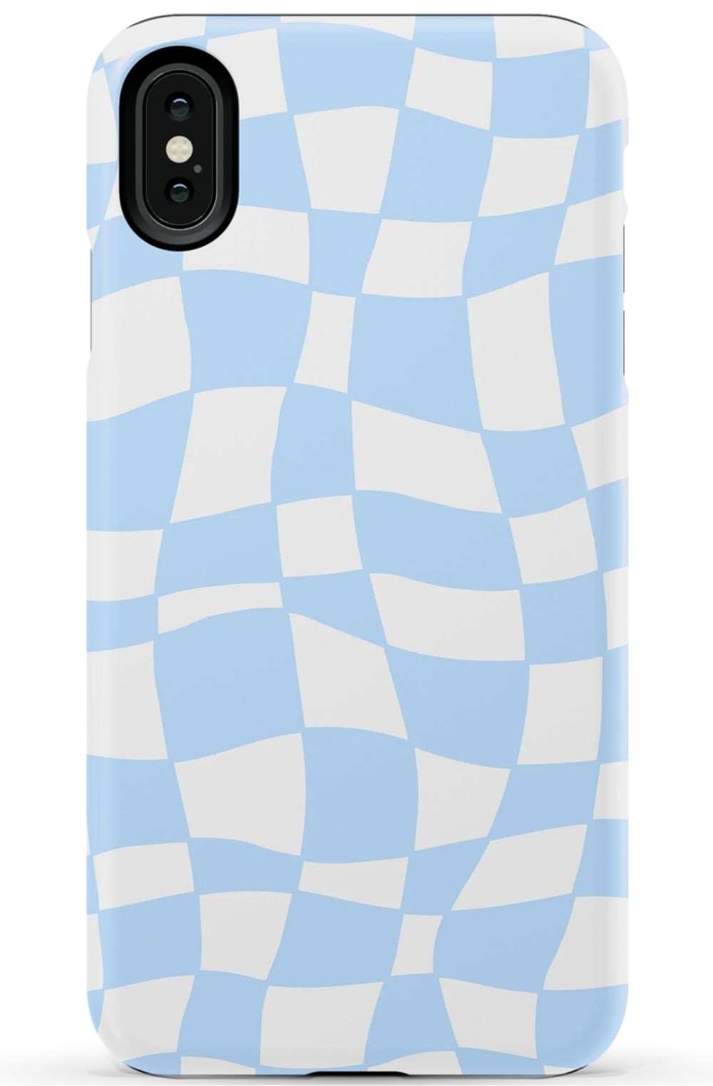 Light Blue Checkered Phone Case - B7Cases