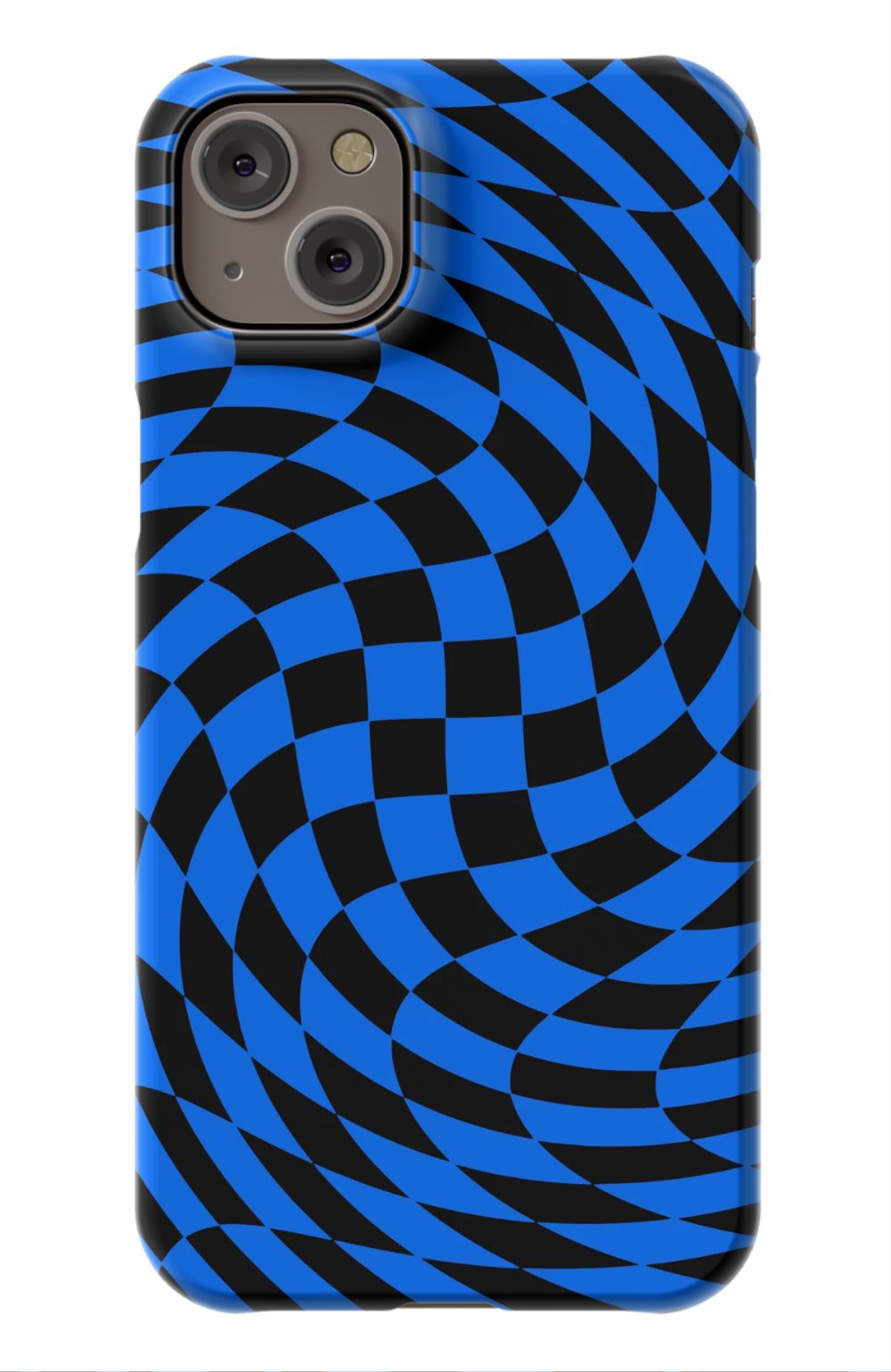 Twisted Blue Checkered Phone Case - B7Cases