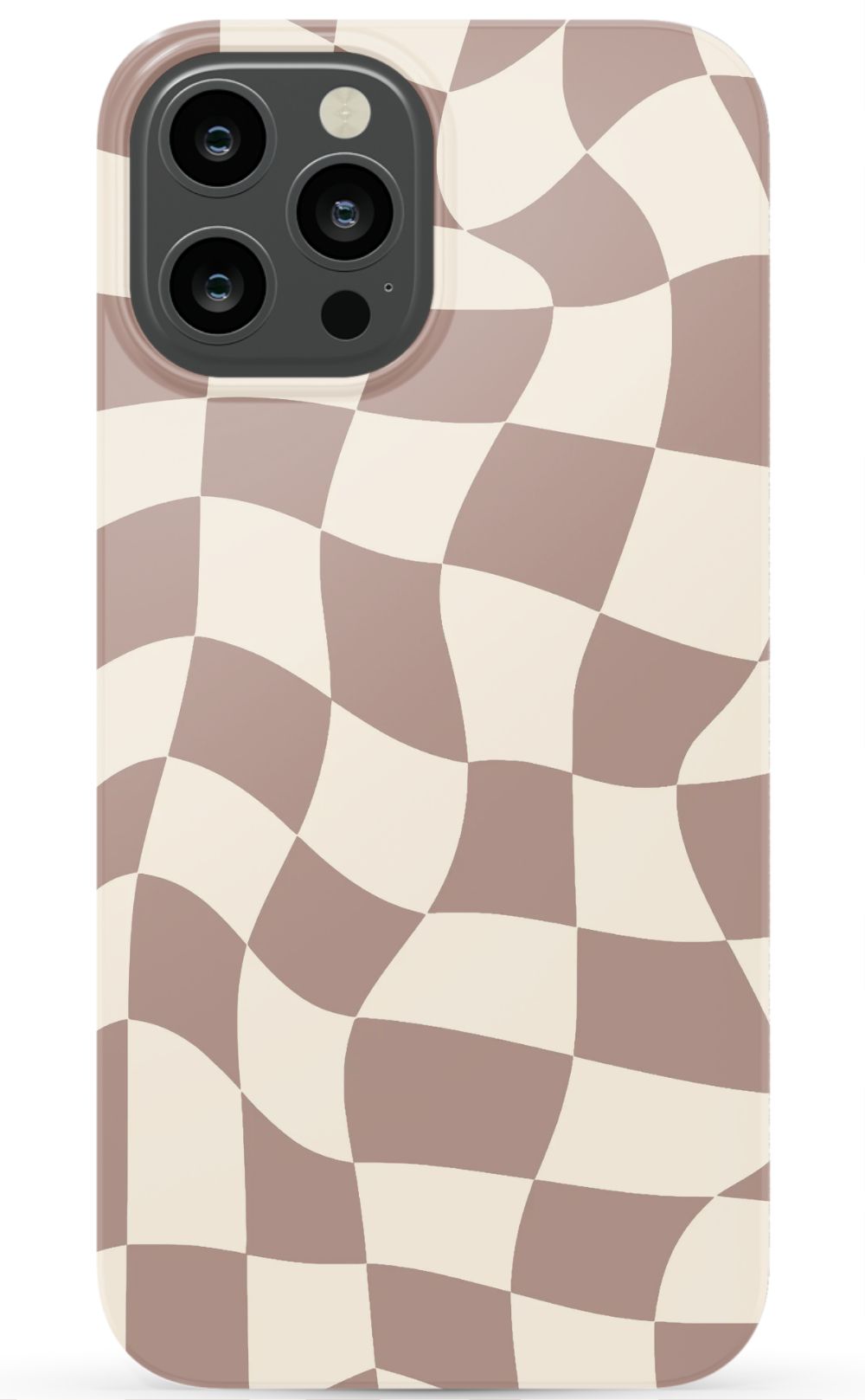 Light Brown Checkered Phone Case - B7Cases