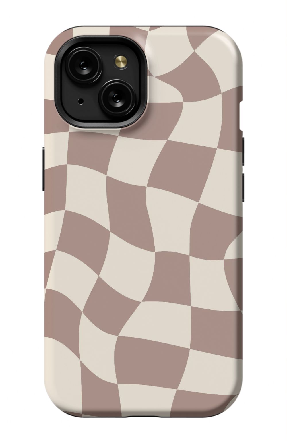 Light Brown Checkered Phone Case - B7Cases