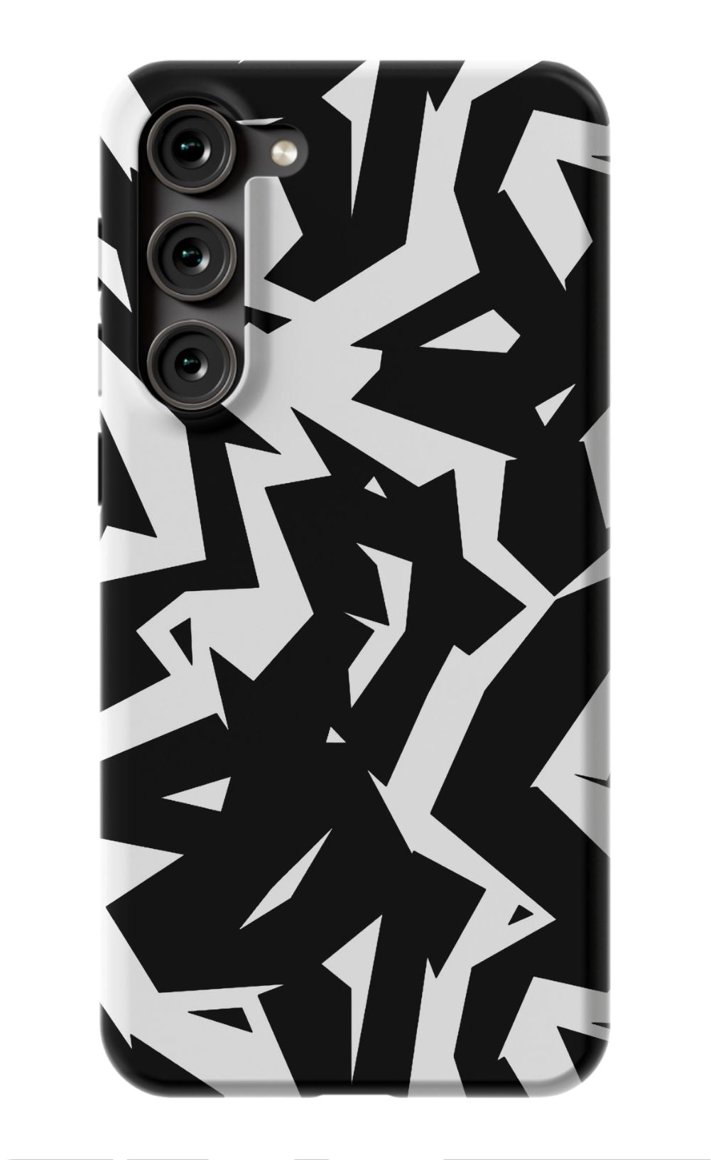 Black White Fragments Phone Case - B7Cases