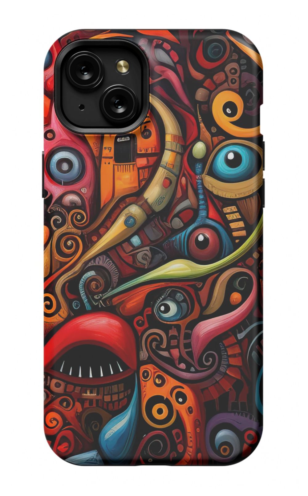 Psychedelic Eyes Graffiti Phone Case - B7Cases