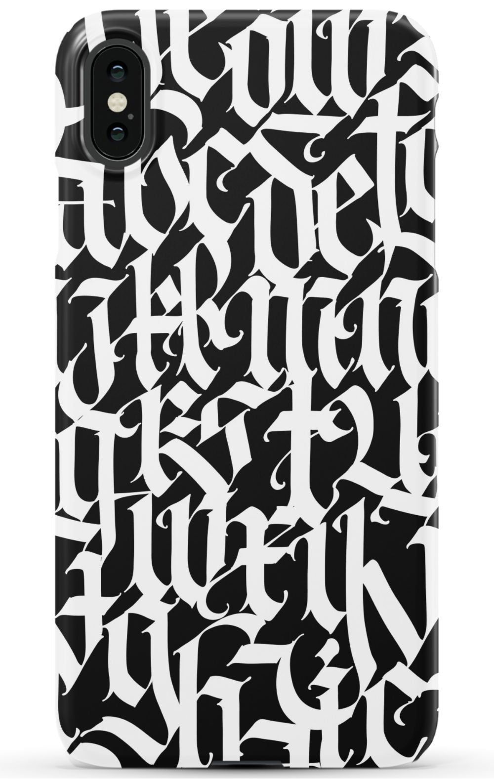 Gothic Letters Graffiti Phone Case - B7Cases