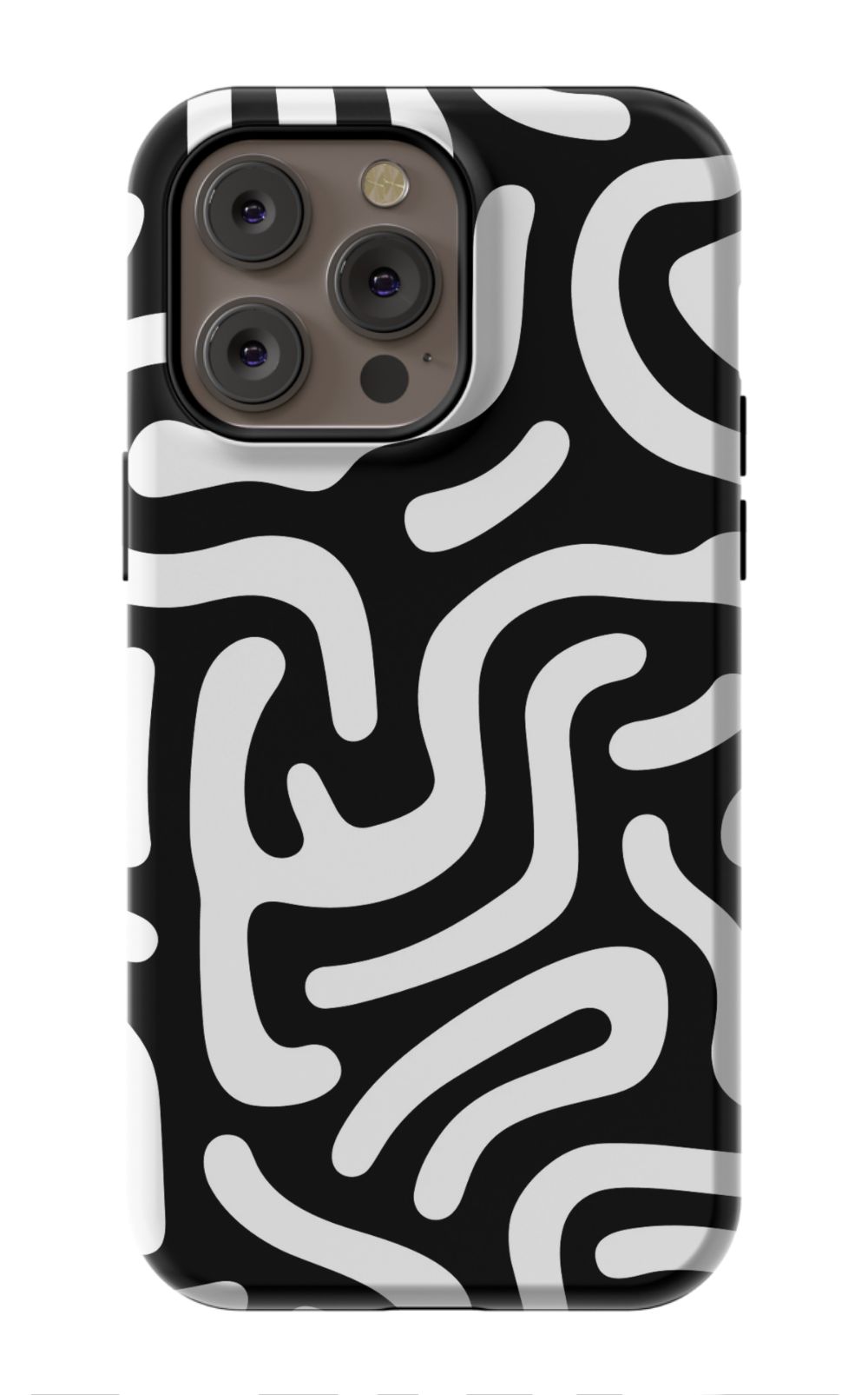Monochrome Strokes Phone Case - B7Cases