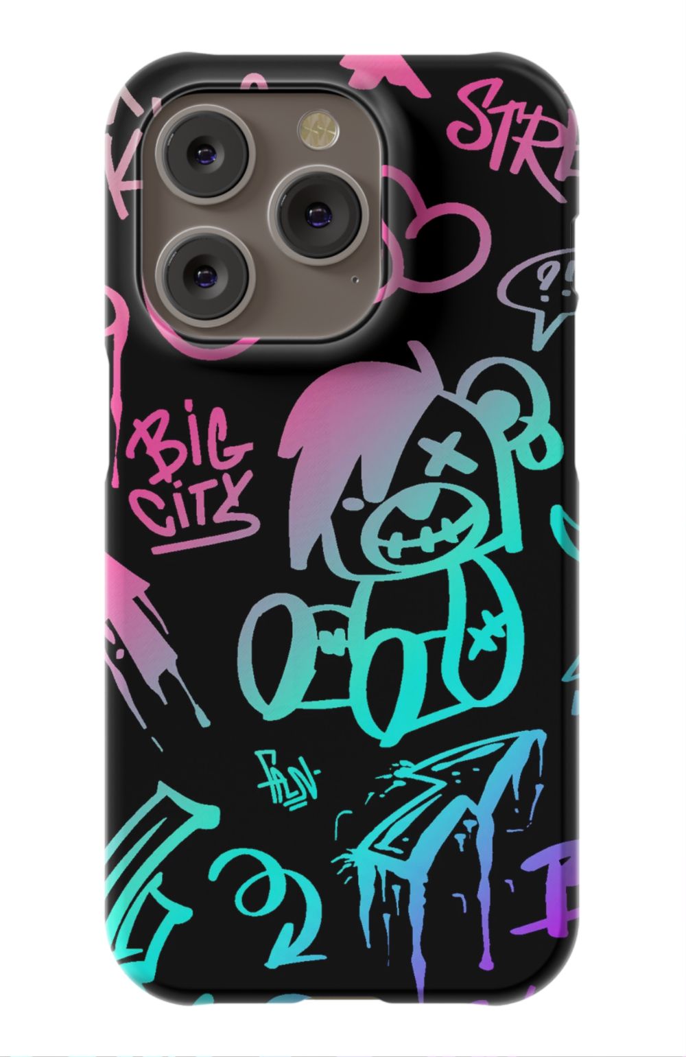 Neon Stickers Graffiti Phone Case - B7Cases