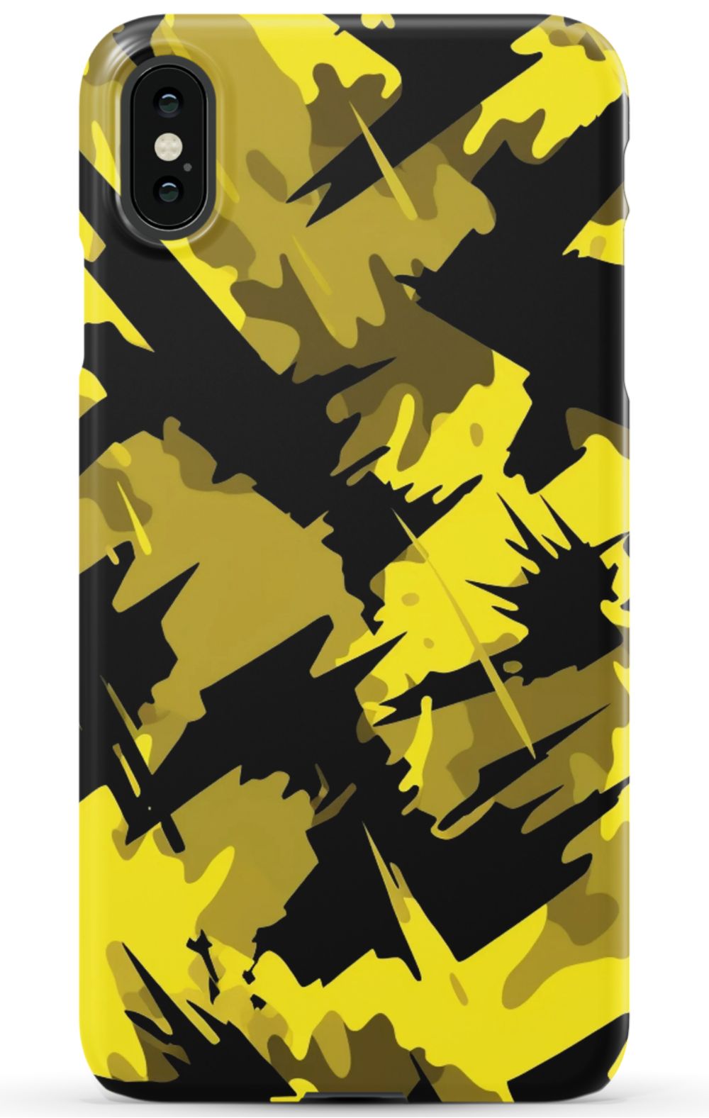 Yellow Blazing Camo Phone Case - B7Cases