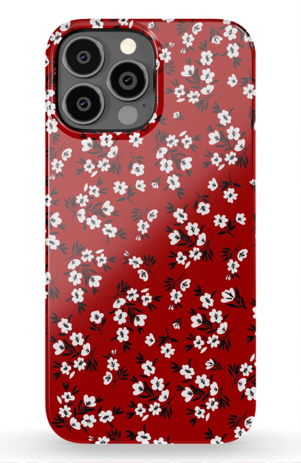 Red Blooming Phone Case - B7Cases