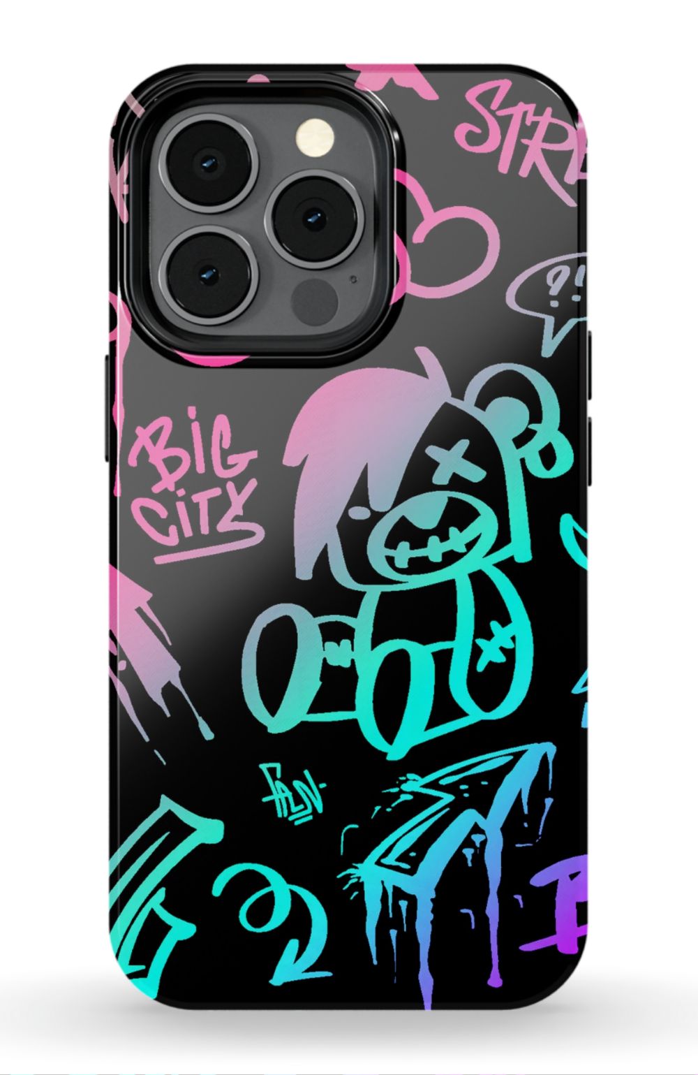 Neon Stickers Graffiti Phone Case - B7Cases