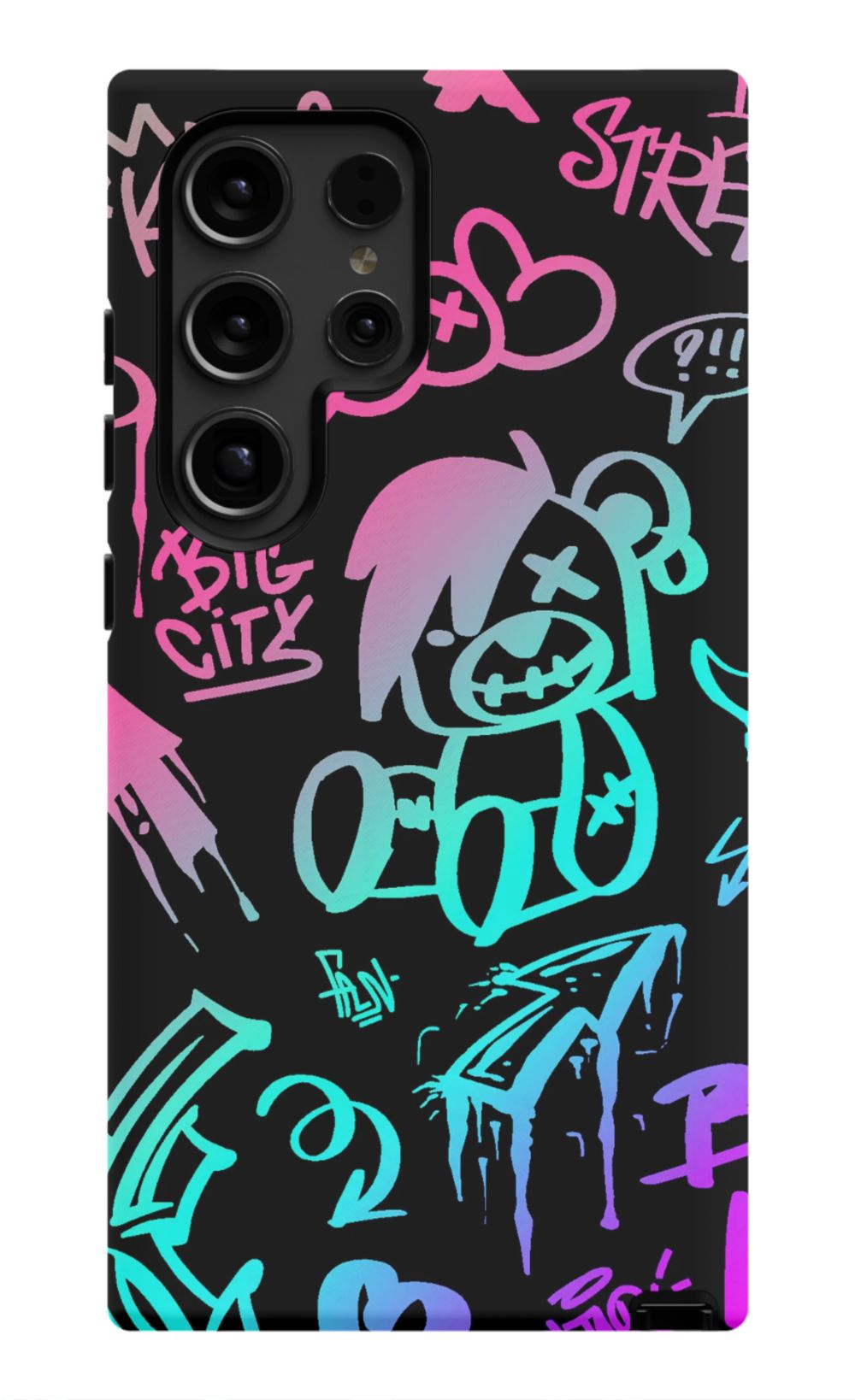 Neon Stickers Graffiti Phone Case - B7Cases