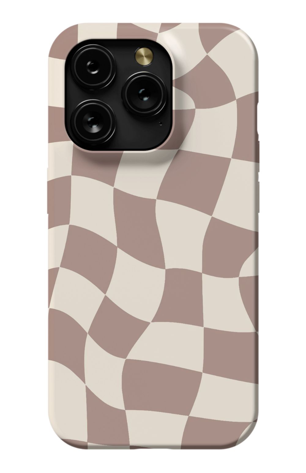 Light Brown Checkered Phone Case - B7Cases