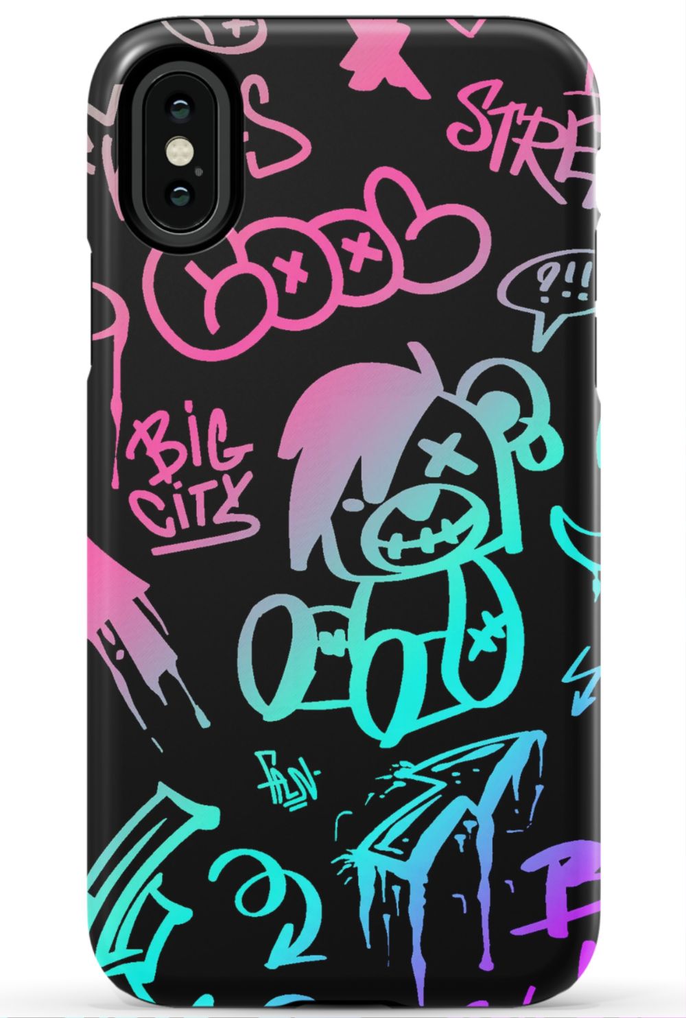 Neon Stickers Graffiti Phone Case - B7Cases
