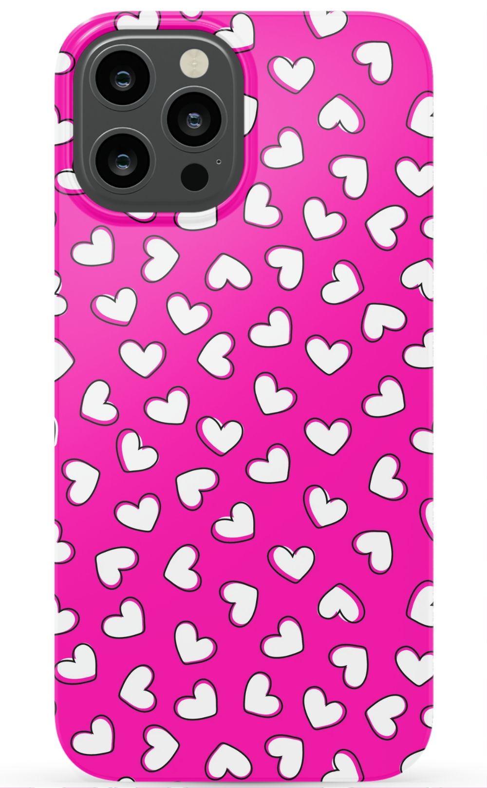 Pink Euphoria Hearts Phone Case - B7Cases