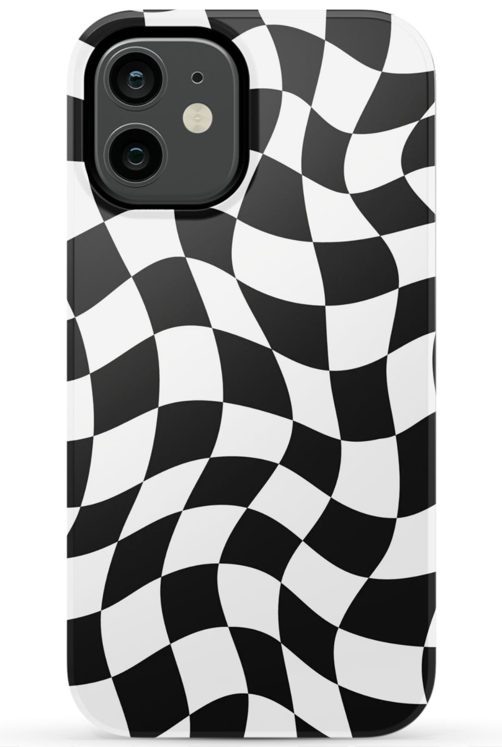 Black White Checkered Phone Case - B7Cases
