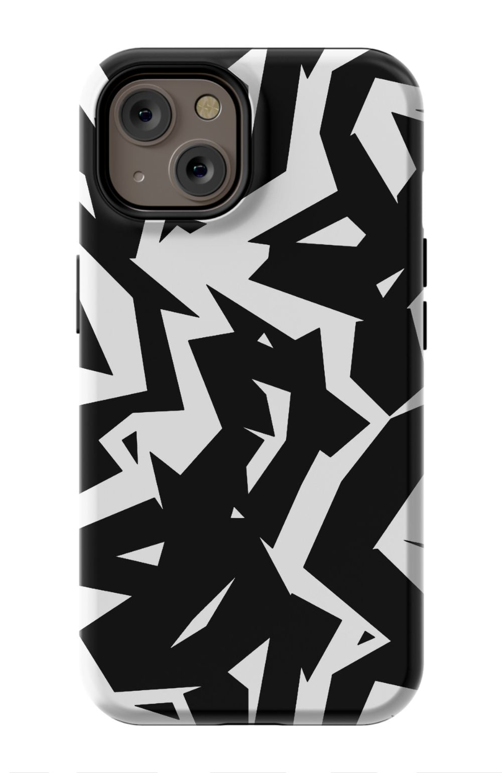 Black White Fragments Phone Case - B7Cases