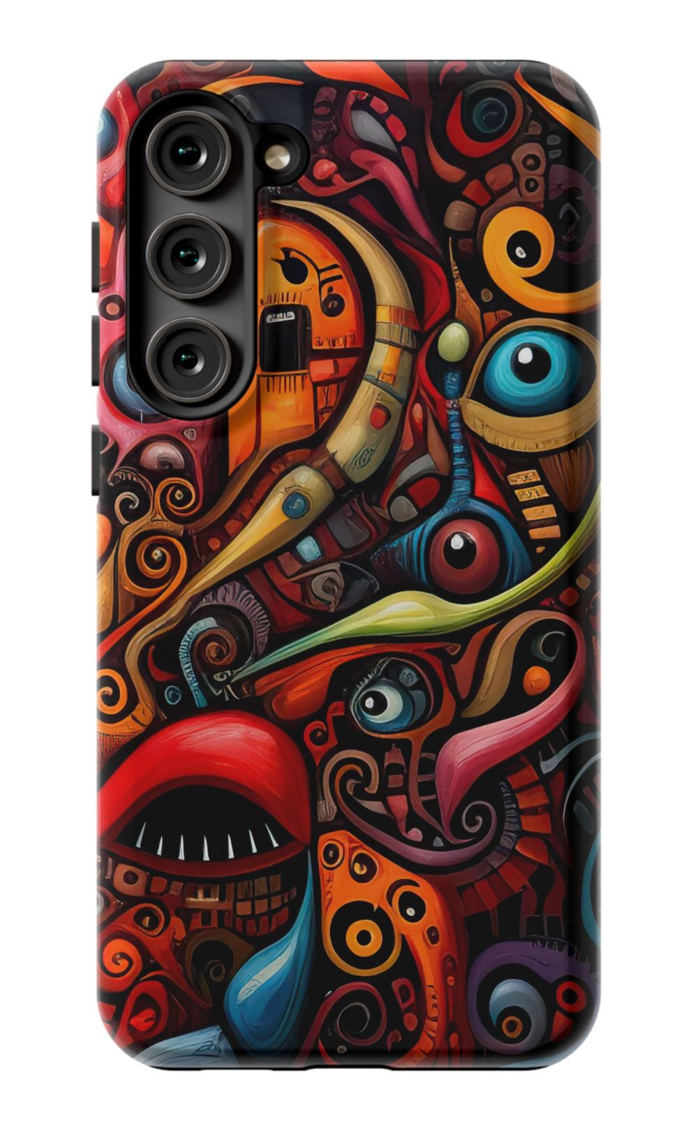 Psychedelic Eyes Graffiti Phone Case - B7Cases