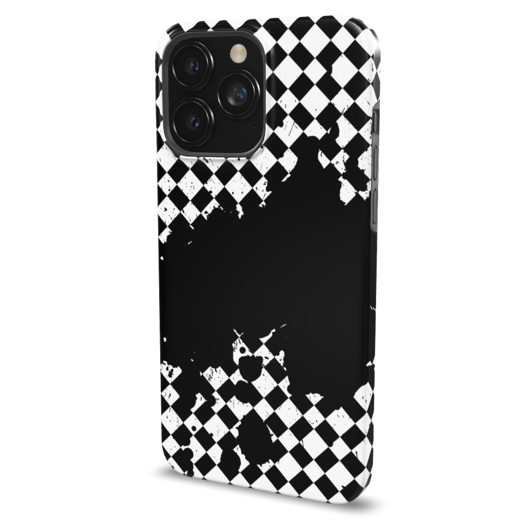 Grunge Checkered Phone Case - B7Cases
