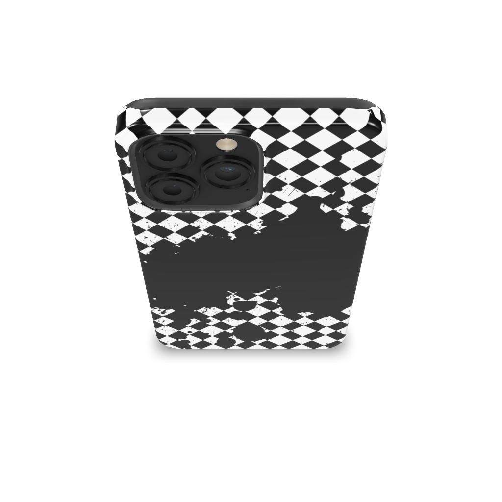 Grunge Checkered Phone Case - B7Cases