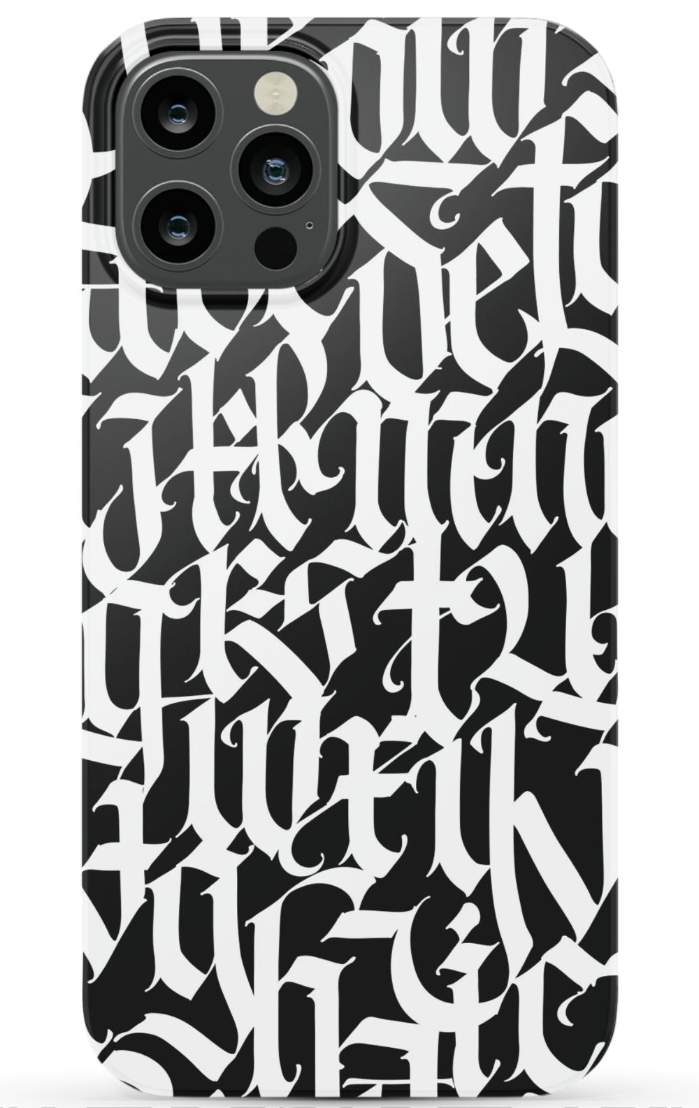 Gothic Letters Graffiti Phone Case - B7Cases