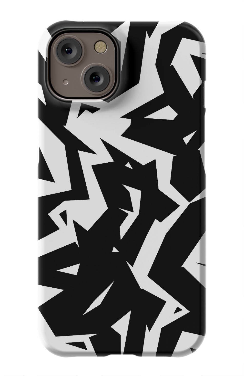 Black White Fragments Phone Case - B7Cases