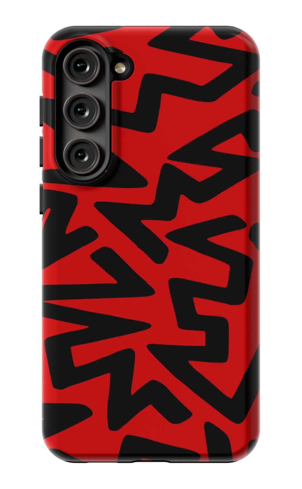 Red Abstract Shapes Phone Case - B7Cases