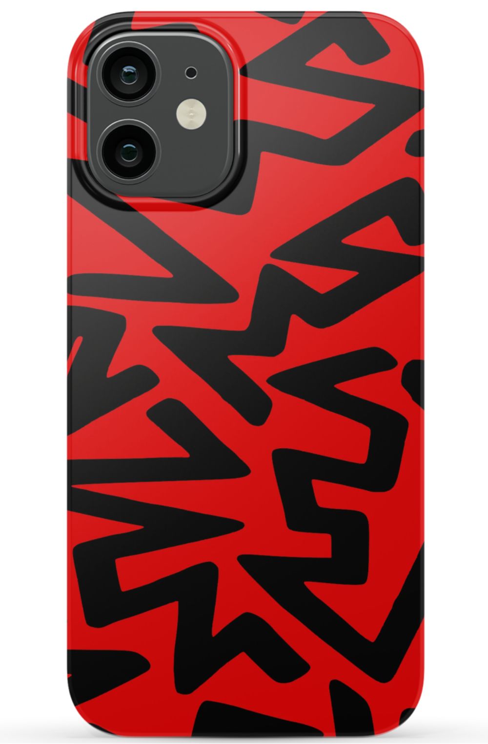 Red Abstract Shapes Phone Case - B7Cases
