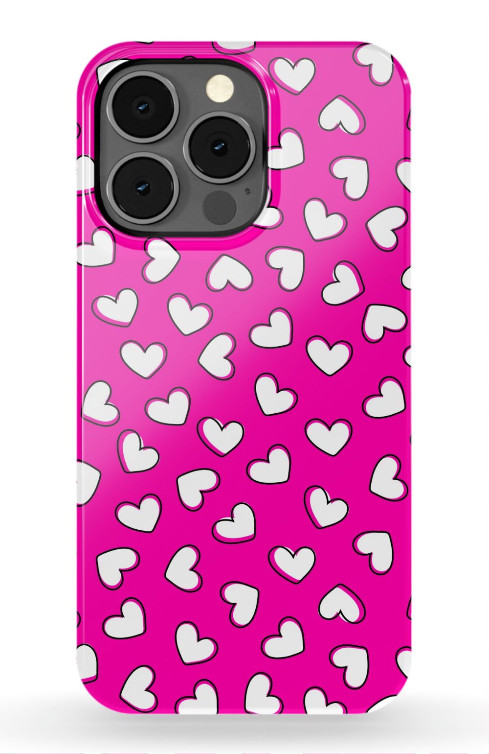 Pink Euphoria Hearts Phone Case - B7Cases