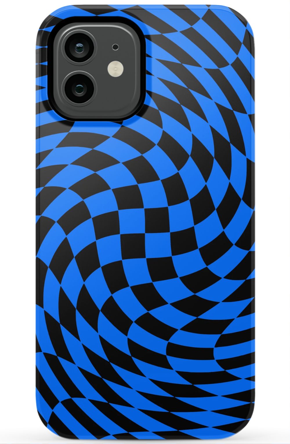 Twisted Blue Checkered Phone Case - B7Cases