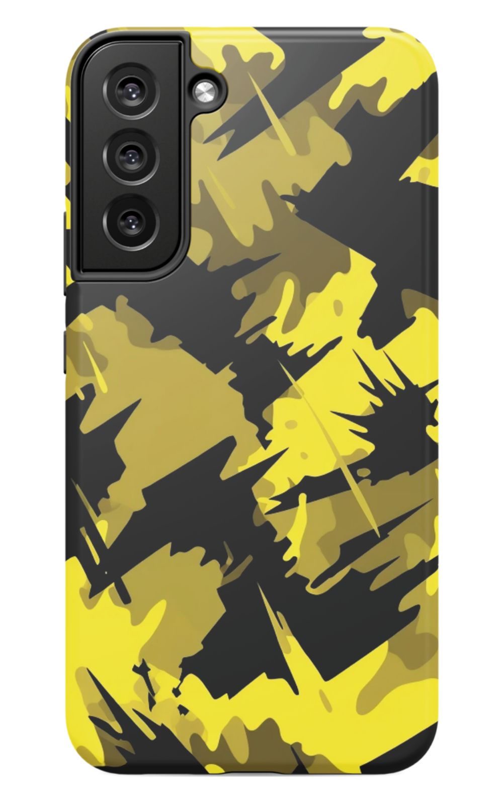 Yellow Blazing Camo Phone Case - B7Cases