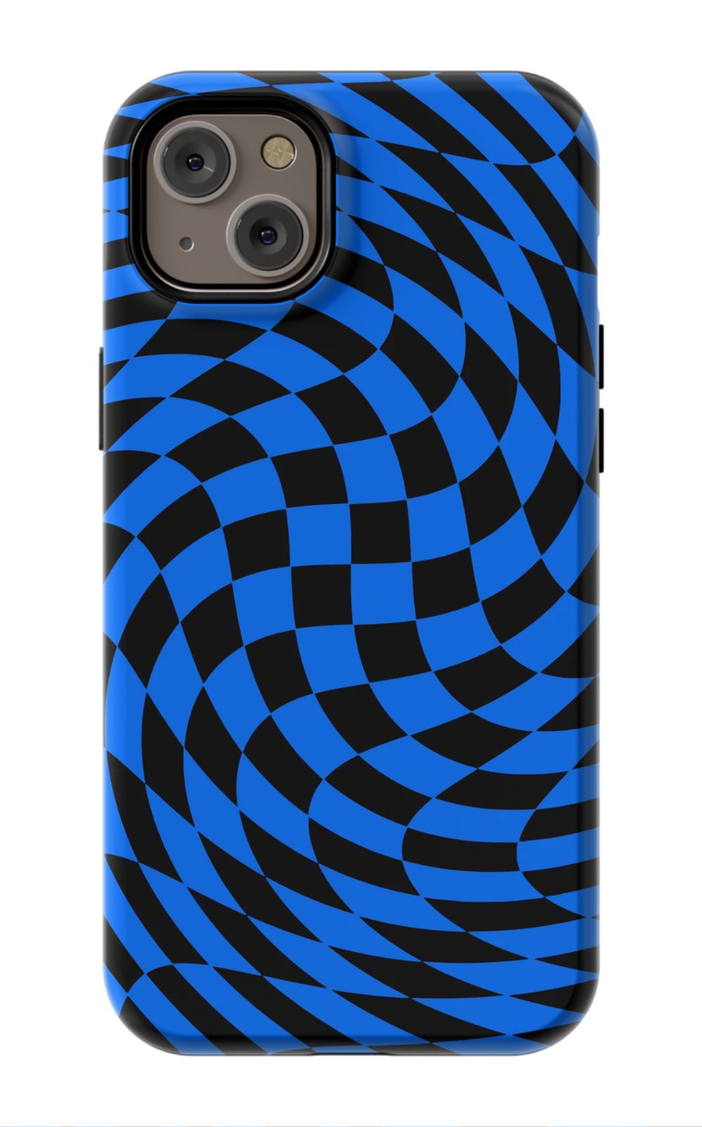 Twisted Blue Checkered Phone Case - B7Cases