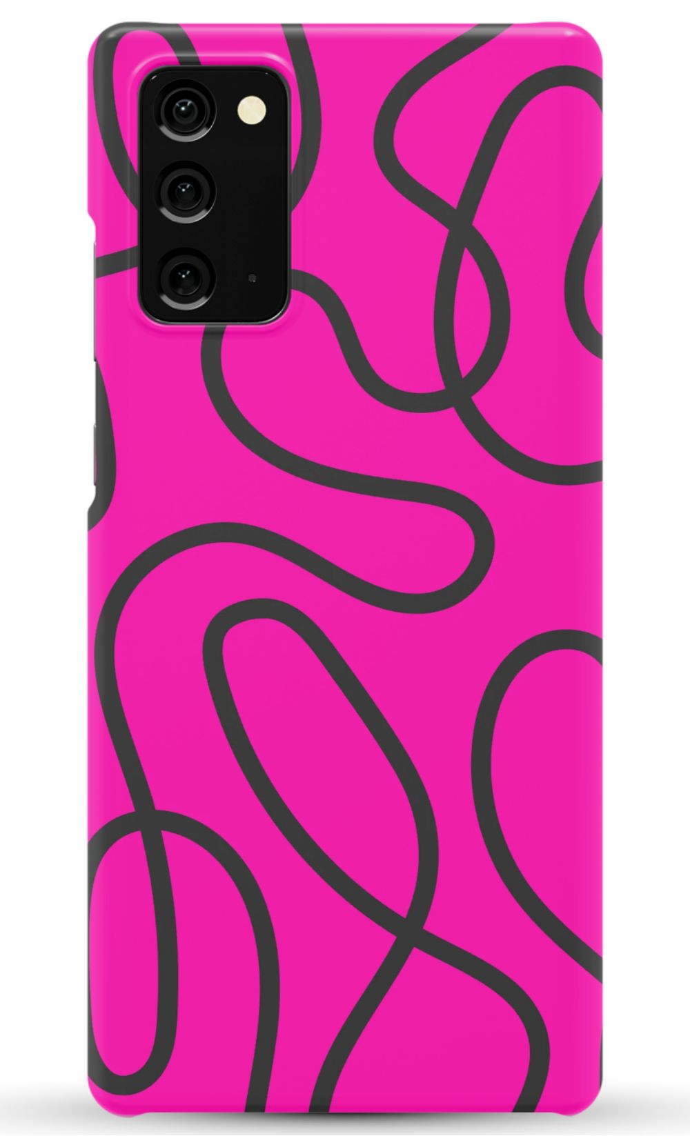 Pink Abstract Squiggles Phone Case - B7Cases
