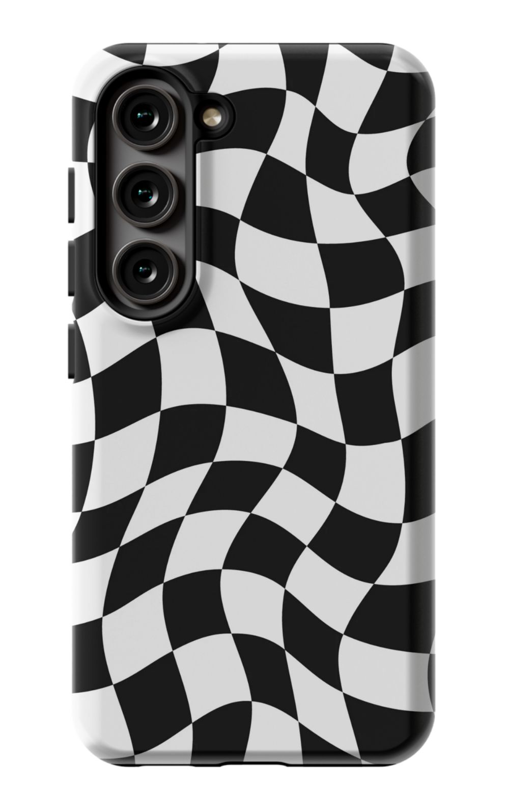 Black White Checkered Phone Case - B7Cases