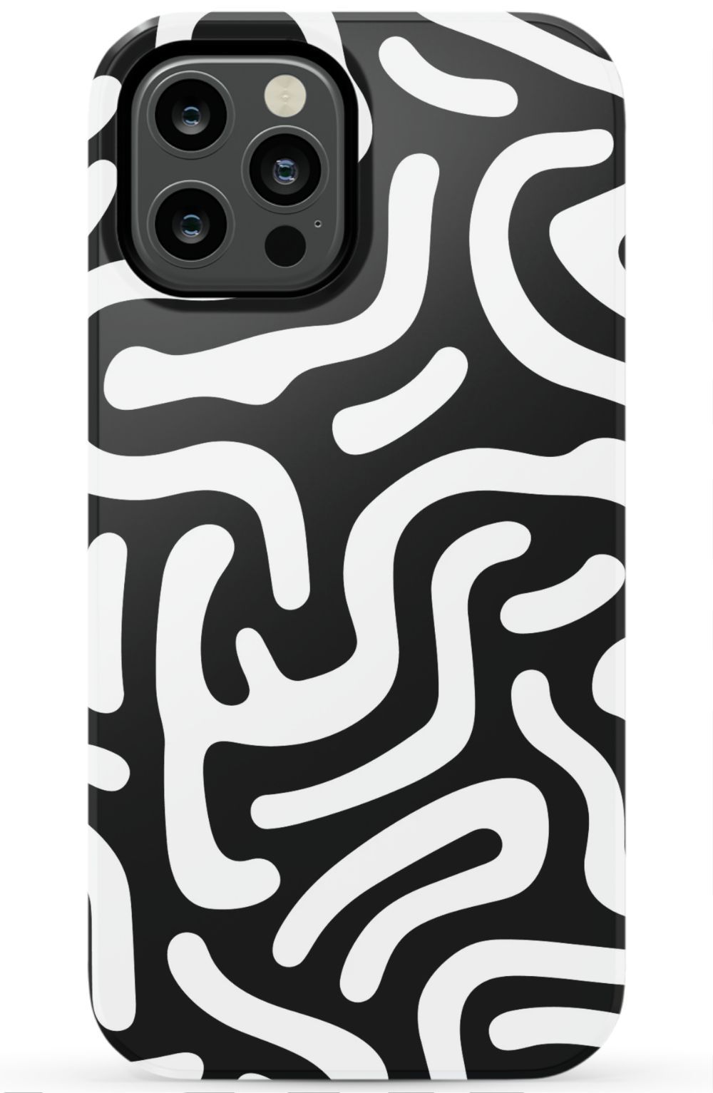 Monochrome Strokes Phone Case - B7Cases