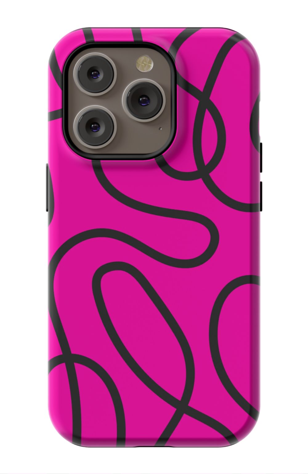Pink Abstract Squiggles Phone Case - B7Cases