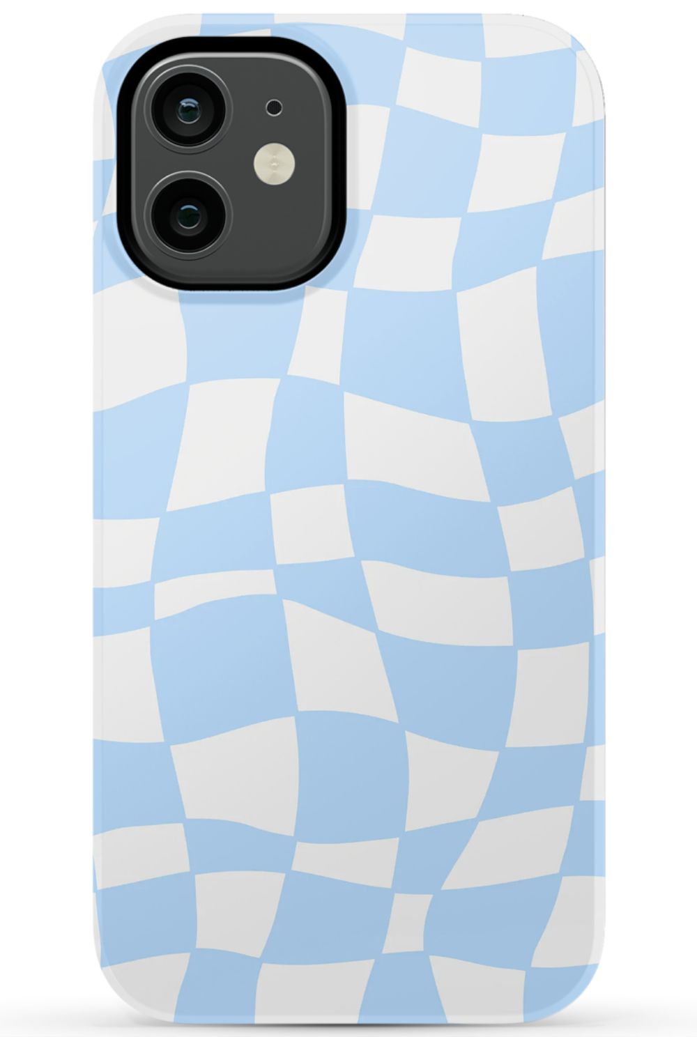 Light Blue Checkered Phone Case - B7Cases