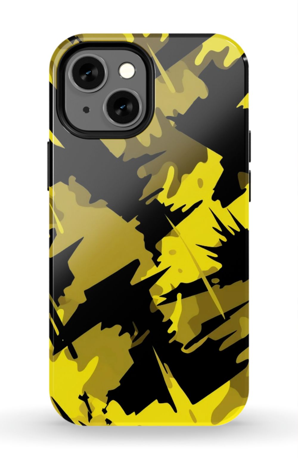 Yellow Blazing Camo Phone Case - B7Cases