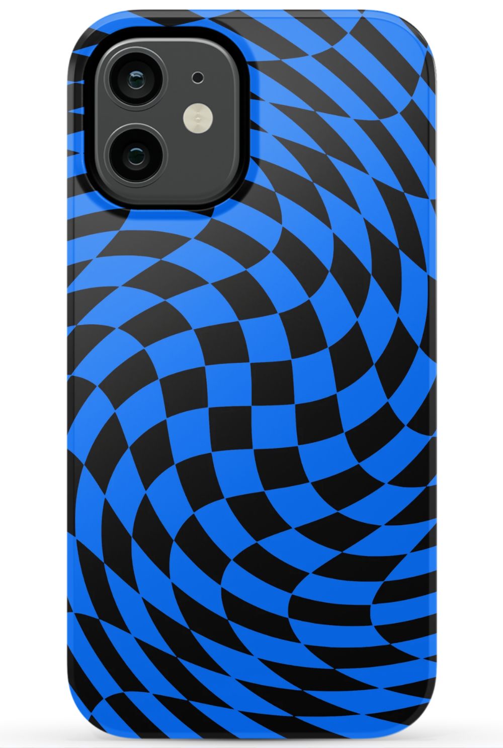 Twisted Blue Checkered Phone Case - B7Cases