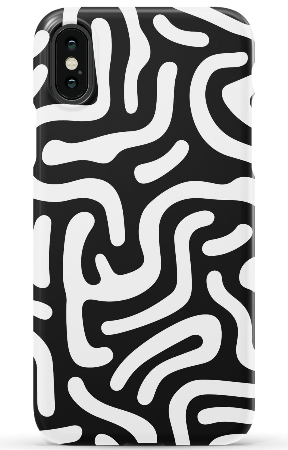 Monochrome Strokes Phone Case - B7Cases