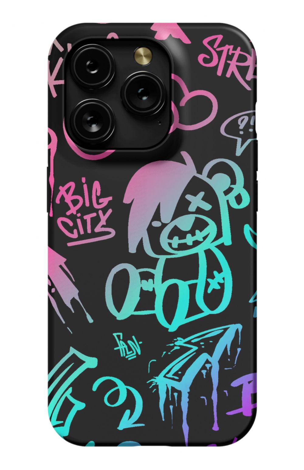Neon Stickers Graffiti Phone Case - B7Cases