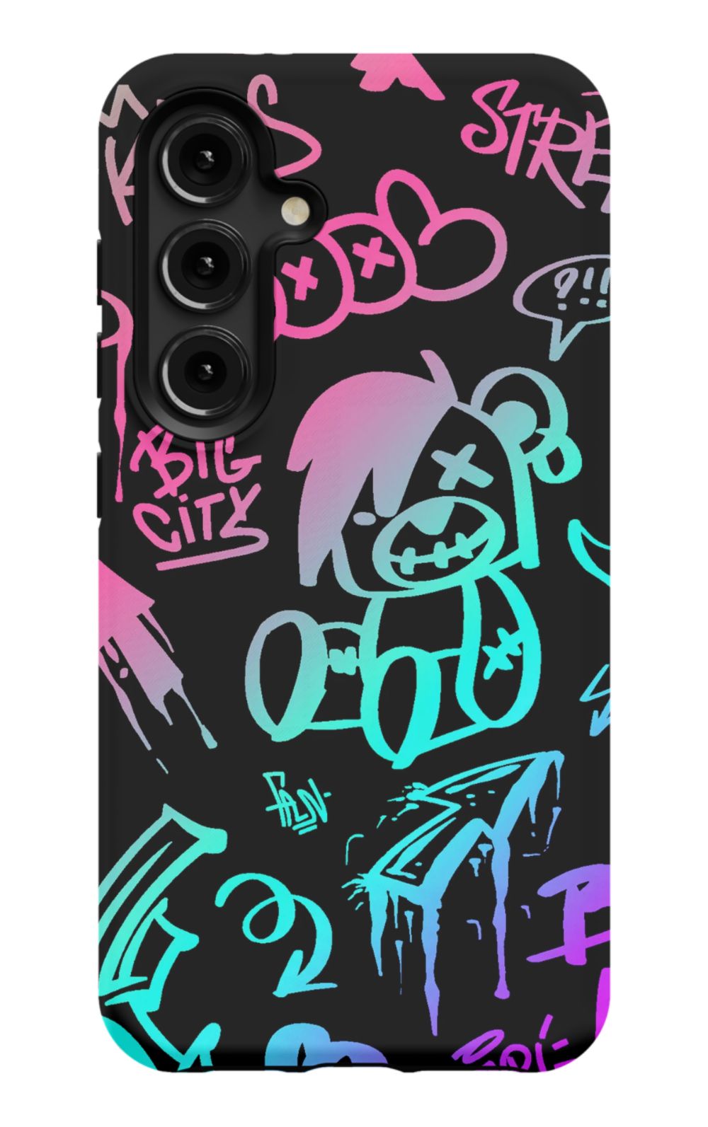 Neon Stickers Graffiti Phone Case - B7Cases