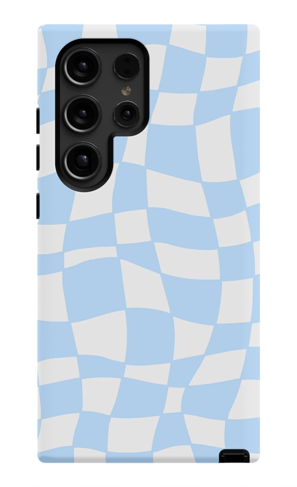 Light Blue Checkered Phone Case - B7Cases