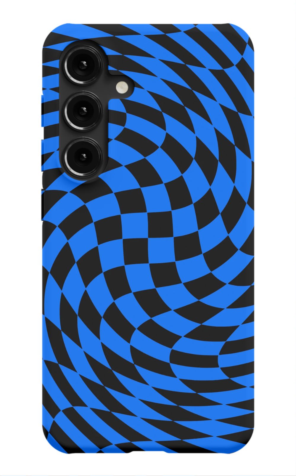 Twisted Blue Checkered Phone Case - B7Cases