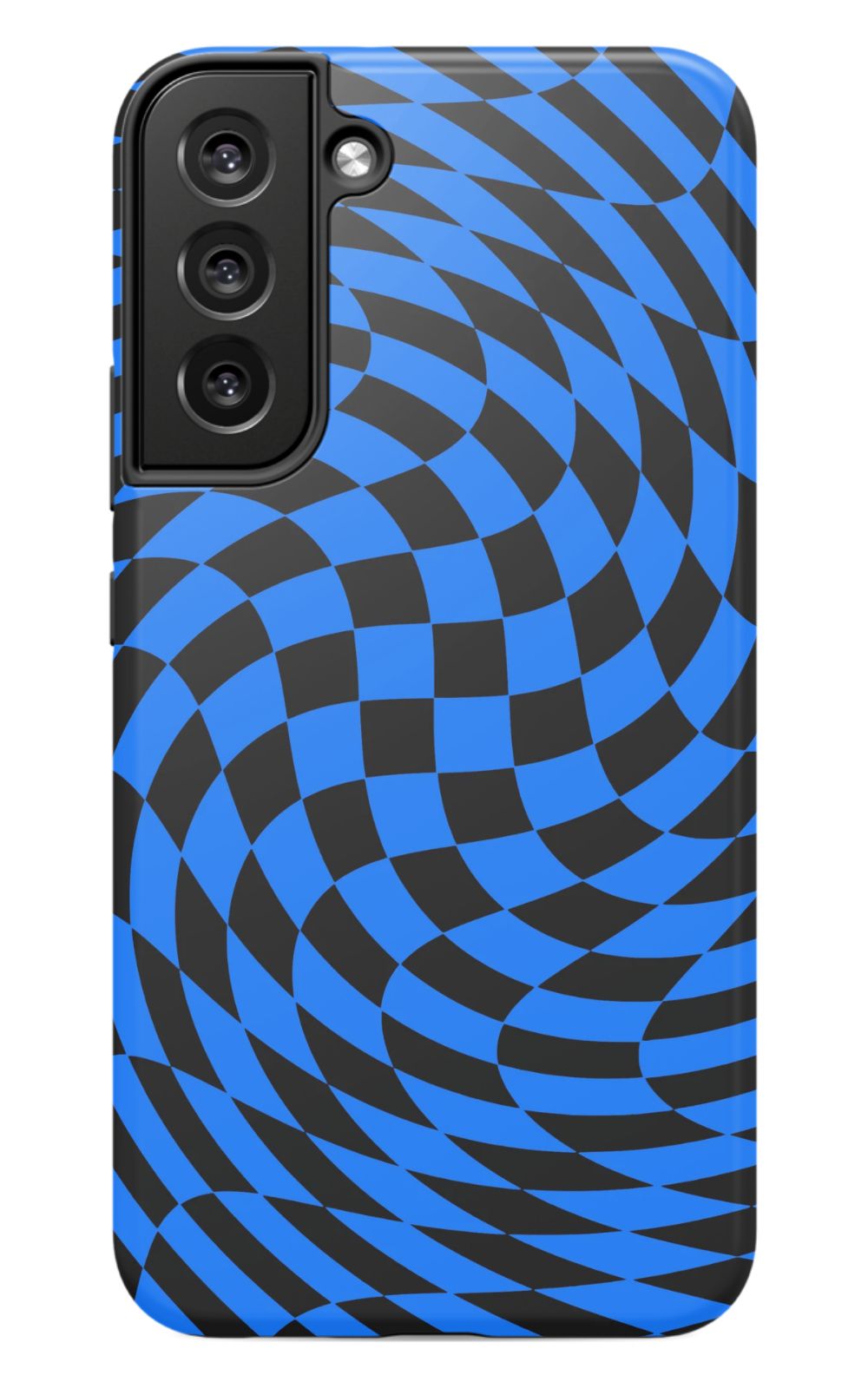 Twisted Blue Checkered Phone Case - B7Cases