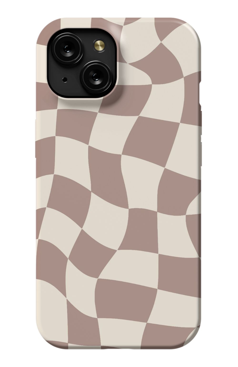 Light Brown Checkered Phone Case - B7Cases