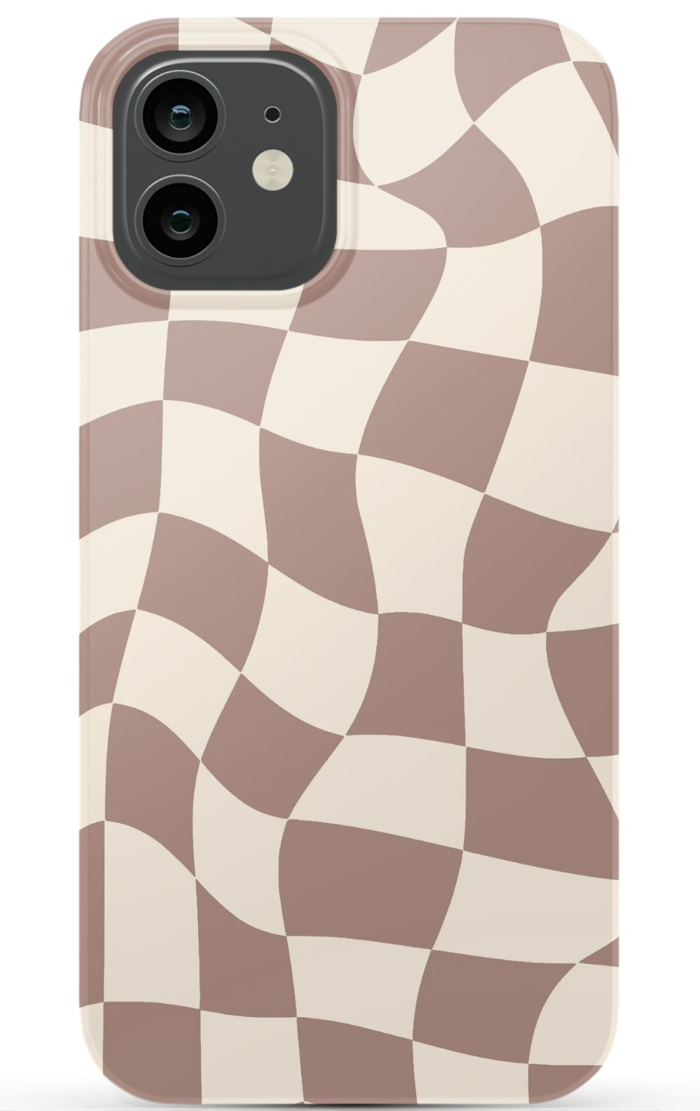 Light Brown Checkered Phone Case - B7Cases
