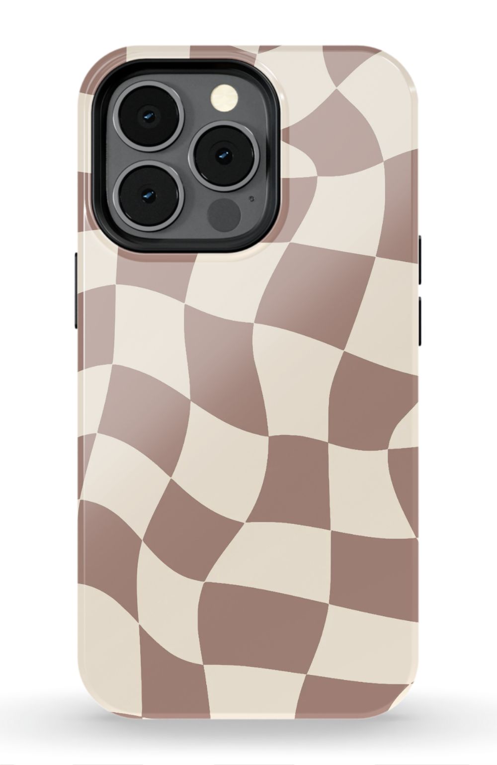 Light Brown Checkered Phone Case - B7Cases