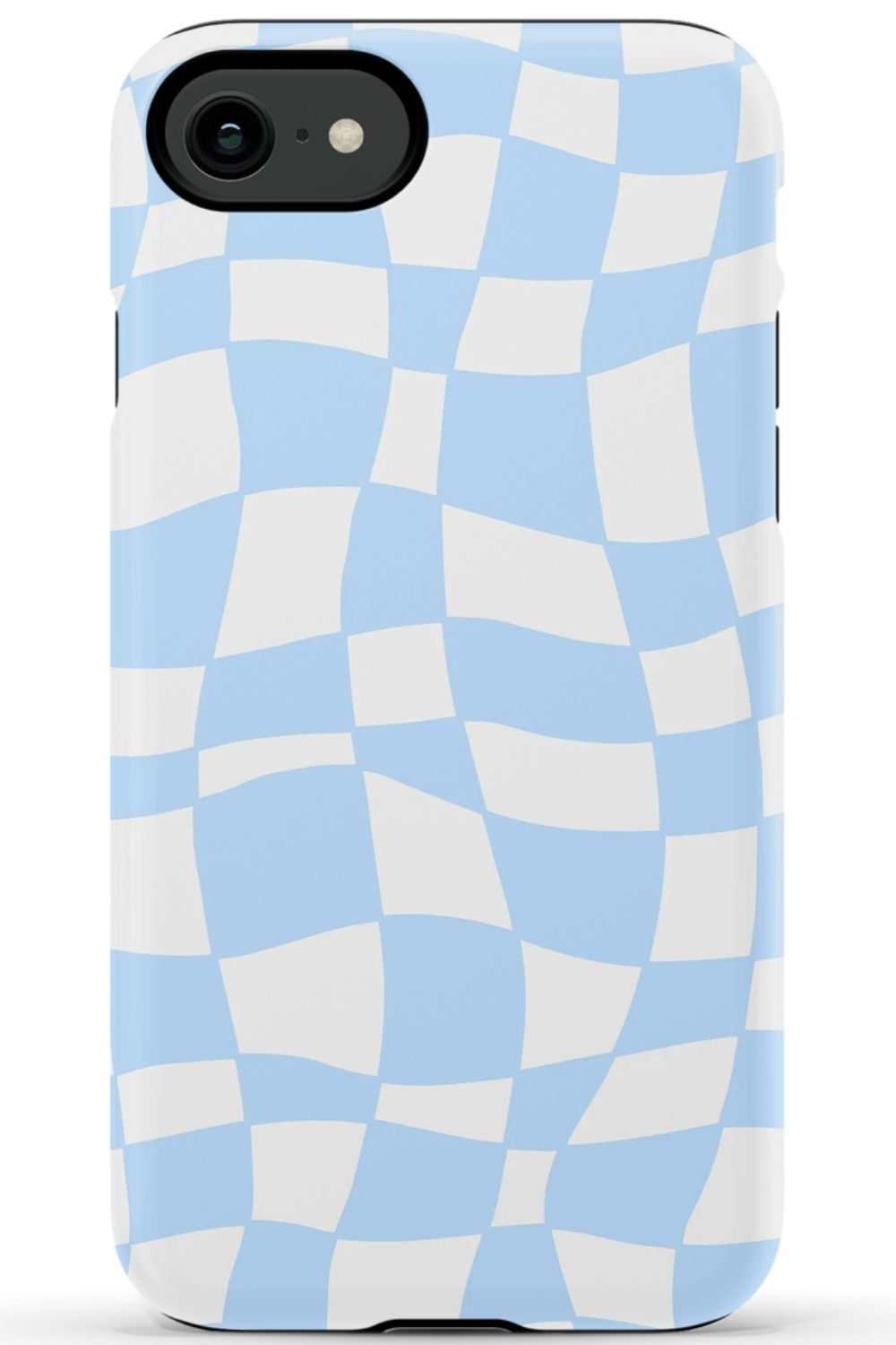 Light Blue Checkered Phone Case - B7Cases