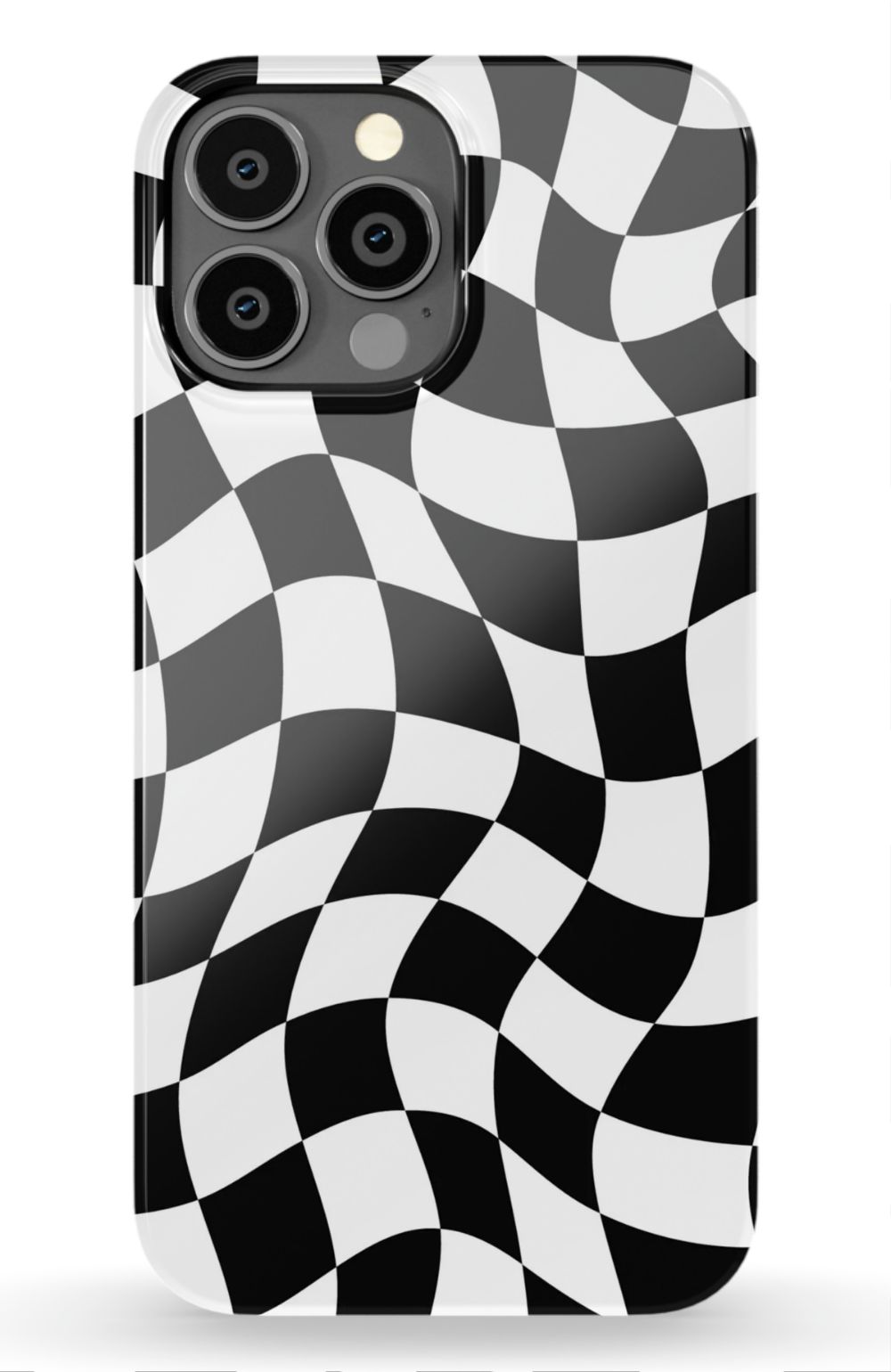 Black White Checkered Phone Case - B7Cases