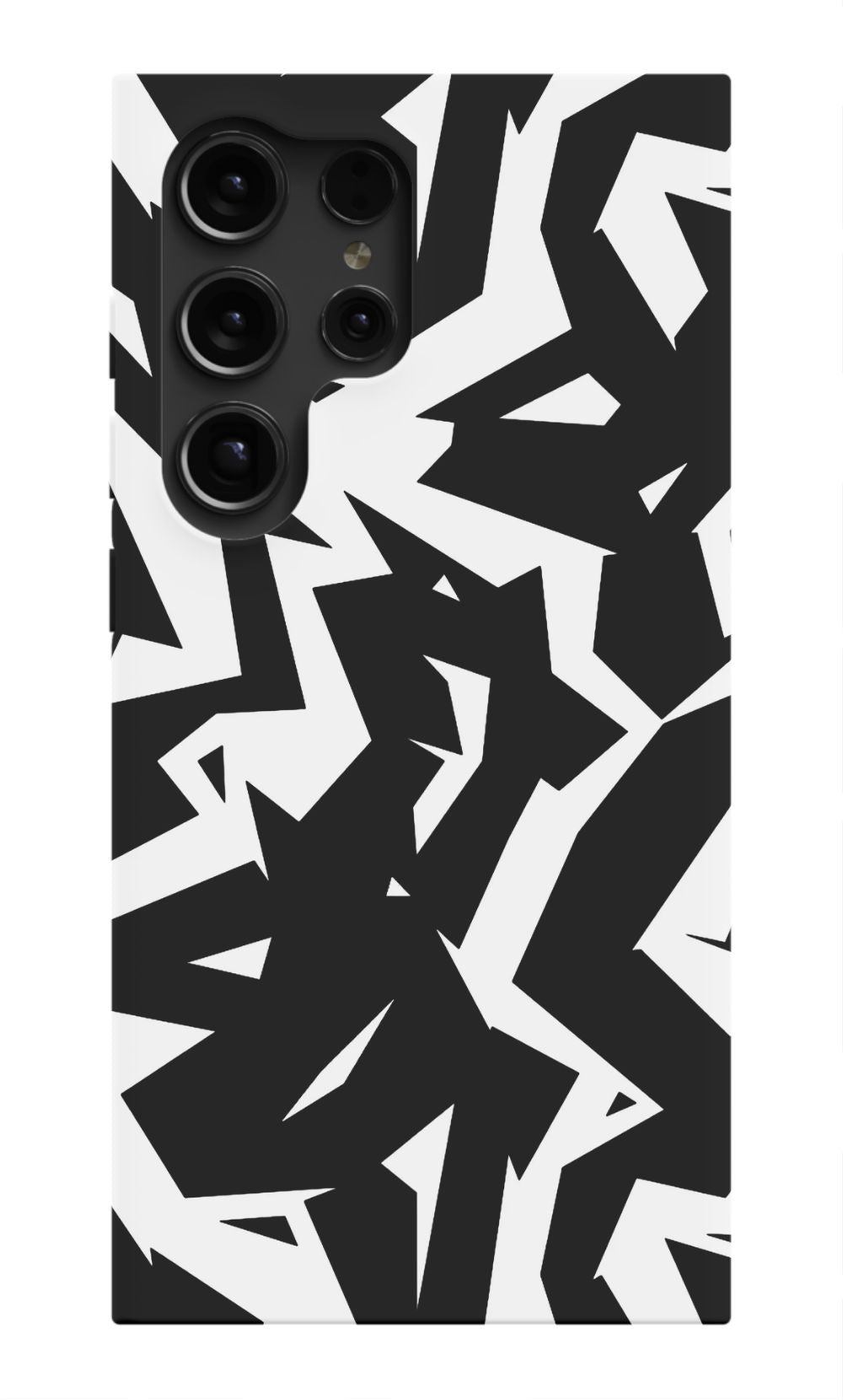 Black White Fragments Phone Case - B7Cases