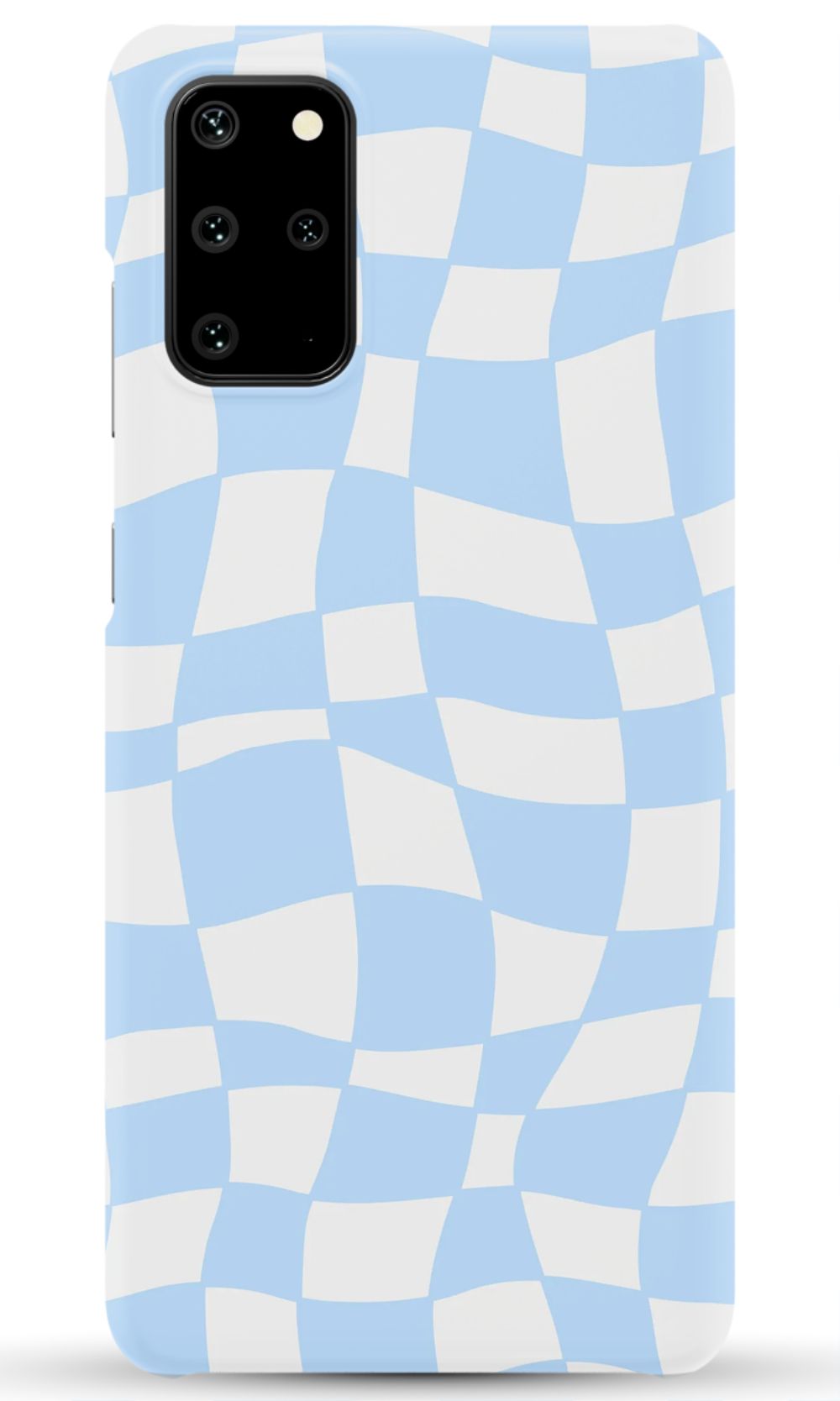 Light Blue Checkered Phone Case - B7Cases